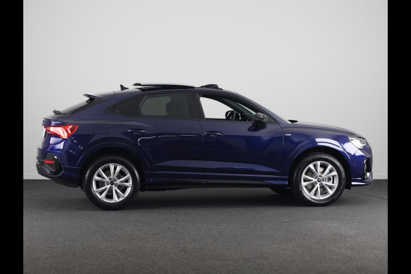 Audi Q3 Sportback 45 TFSI e S Edition Exclusive kleur: Misticblau perleffect