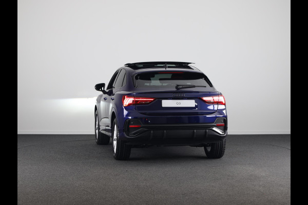 Audi Q3 Sportback 45 TFSI e S Edition Exclusive kleur: Misticblau perleffect