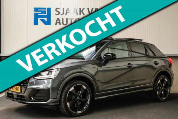 Audi Q2 1.4 TFSI CoD Sport Pro Line S S-line 150pk S-Tronic! 1e Eig|DLR|Panoramadak|LED Matrix|3D Knippers|Leder|Black|19|Trekhaak