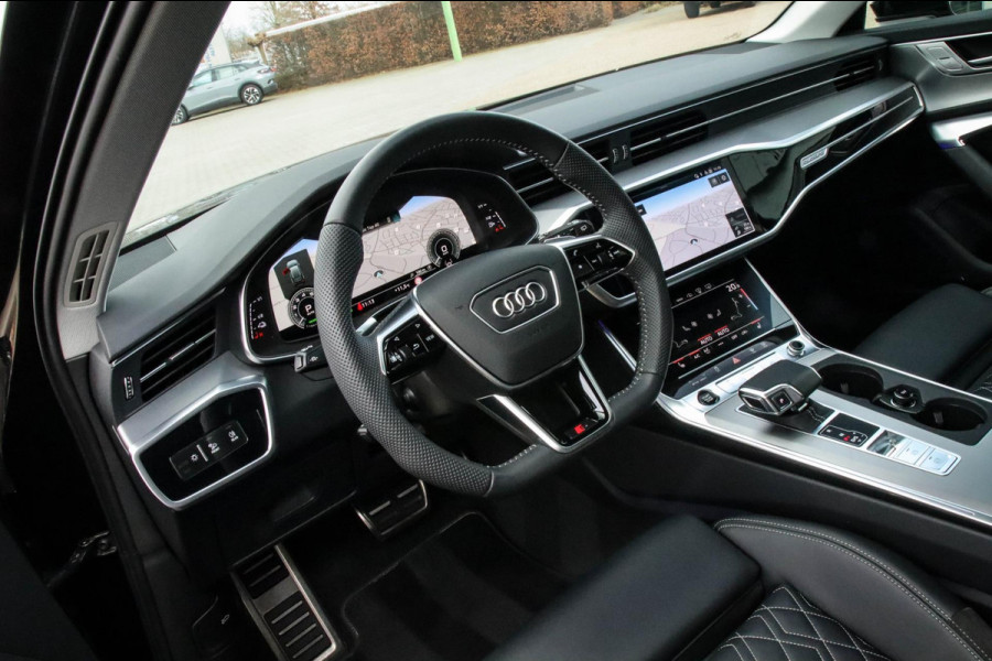 Audi A6 Avant 55 TFSI e Quattro Competition S line Edition 367pk Automaat! Kuipstoelen|Panoramadak|Virtual Cockpit|HD Matrix|Black