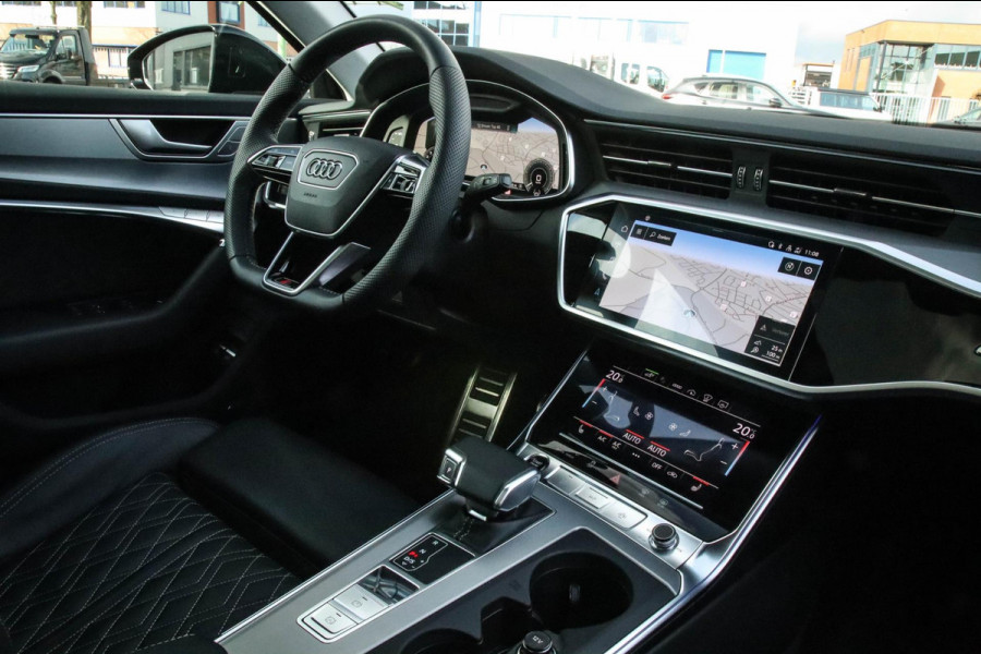 Audi A6 Avant 55 TFSI e Quattro Competition S line Edition 367pk Automaat! Kuipstoelen|Panoramadak|Virtual Cockpit|HD Matrix|Black