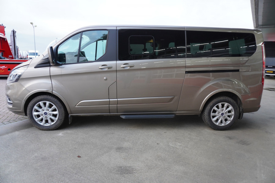 Ford Transit Custom Tourneo 320L 2.0 TDCI 150PK L2H1 Personenbus Limited Schuifdeur L/R Nr. V099 | Airco | Cruise | Navi | Camera | Blis | Xenon