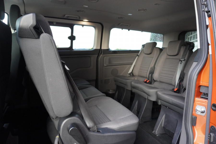 Ford Transit Custom Tourneo 320L 2.0 TDCI 150PK L2H1 Limited Schuifdeur L/R 9 Persoons Nr. V098 | Airco | Cruise | Navi | Camera | Blis | Xenon