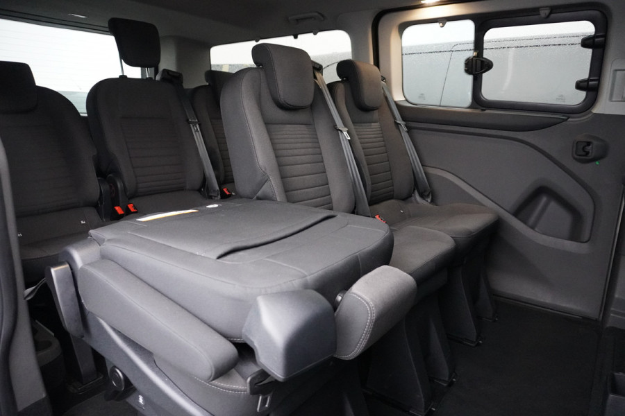 Ford Transit Custom Tourneo 320L 2.0 TDCI 150PK L2H1 Limited Schuifdeur L/R 9 Persoons Nr. V098 | Airco | Cruise | Navi | Camera | Blis | Xenon