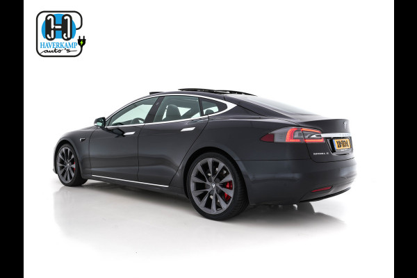 Tesla Model S P100D  LUDICROUS 515KW LAUNCH CONTROL (INCL.BTW) *PANO | AUTO-PILOT | AIR-SUSPENSION | VOLLEDER | FULL-LED | CARBON-INT. | ACC | KEYLESS | MEMORY-PACK | CAMERA | ECC | PDC*