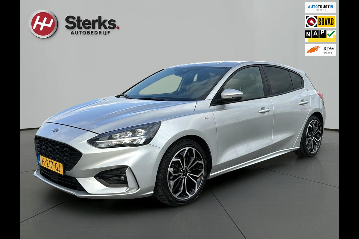 Ford Focus 1.0 EcoBoost ST Line 125 PK 5DRS. LED KOPLAMPEN 18" LM VELGEN CLIMAAT CONTROL