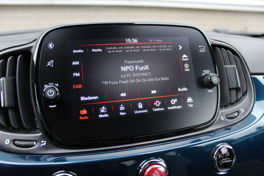 Fiat 500C 1.0 Hybrid Dolcevita | ACTIEMAAND! | Navigatie | Climate | Carplay | Parkeersensoren