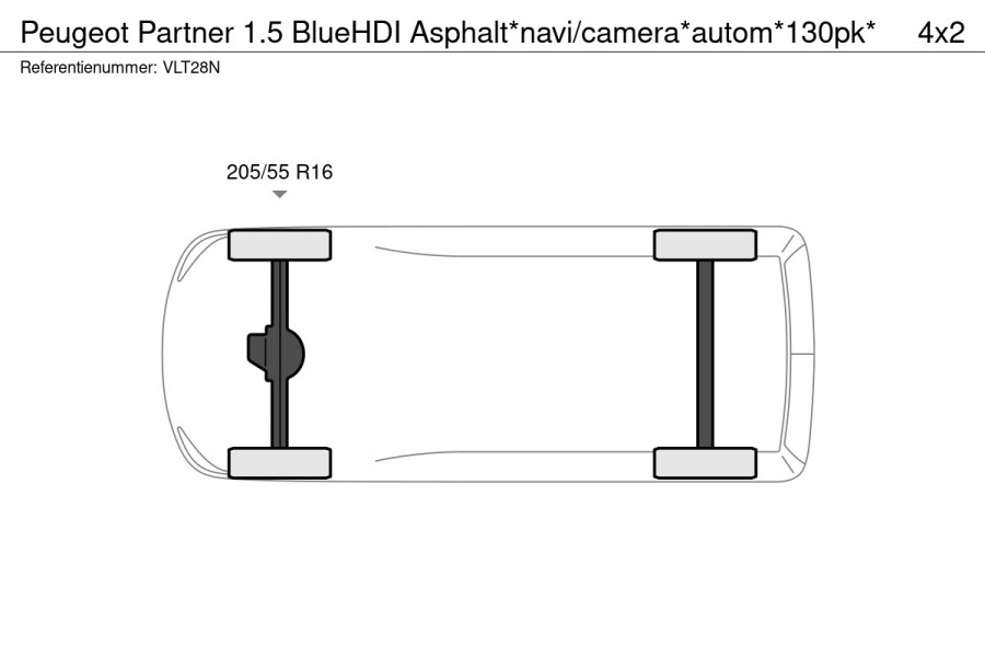 Peugeot Partner 1.5 BlueHDI Asphalt*navi/camera*autom*130pk*