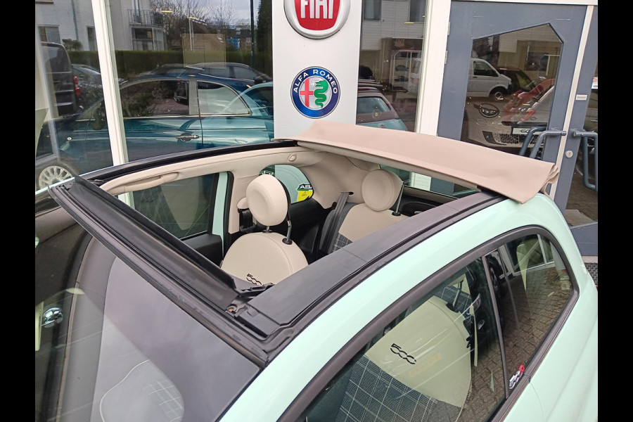 Fiat 500C TA Turbo Lounge | Airco | Nav | 16" | PDC