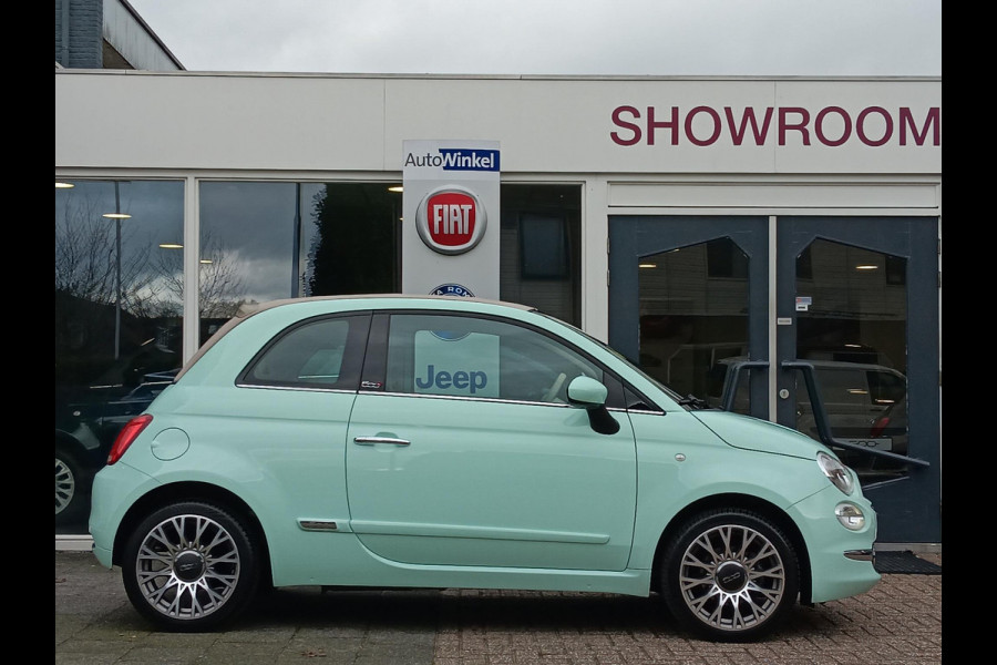 Fiat 500C TA Turbo Lounge | Airco | Nav | 16" | PDC