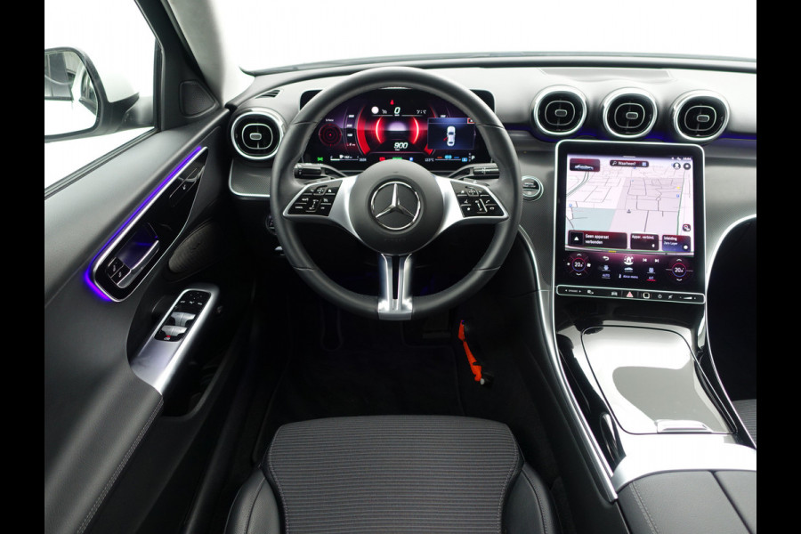 Mercedes-Benz C-Klasse 200 AMG Launch Edition Luxury Line Aut- Sfeerverlichting I Camera I Xenon Led I Carplay I Lane Assist I Park Assist