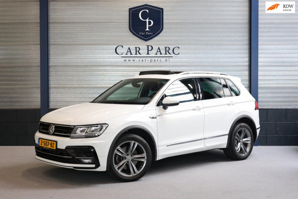 Volkswagen Tiguan 2.0 TSI 4Motion 220PK R-LINE LED/VIRTUAL/HALF LEER+S.VERWARMING/19" LMV/PDC/LINE/ACC/ECC/12 MDN GARANTIE!