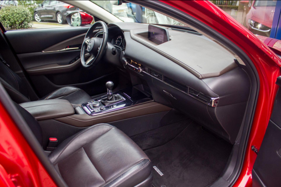 Mazda CX-30 2.0 e-SkyActiv-X M Hybrid Luxury | Prijs rijklaar incl. 12 mnd garantie | Navi Camera 18"Lmv Leder