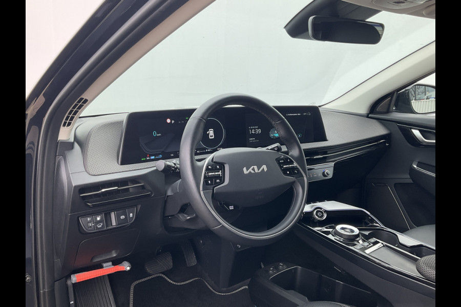 Kia Ev6 Plus 77.4 kWh Leer Stuurstoelverw.+Koeling 1Eig warmtepomp Cam Navi Adaptive Cruise control 0% Emissie vrij