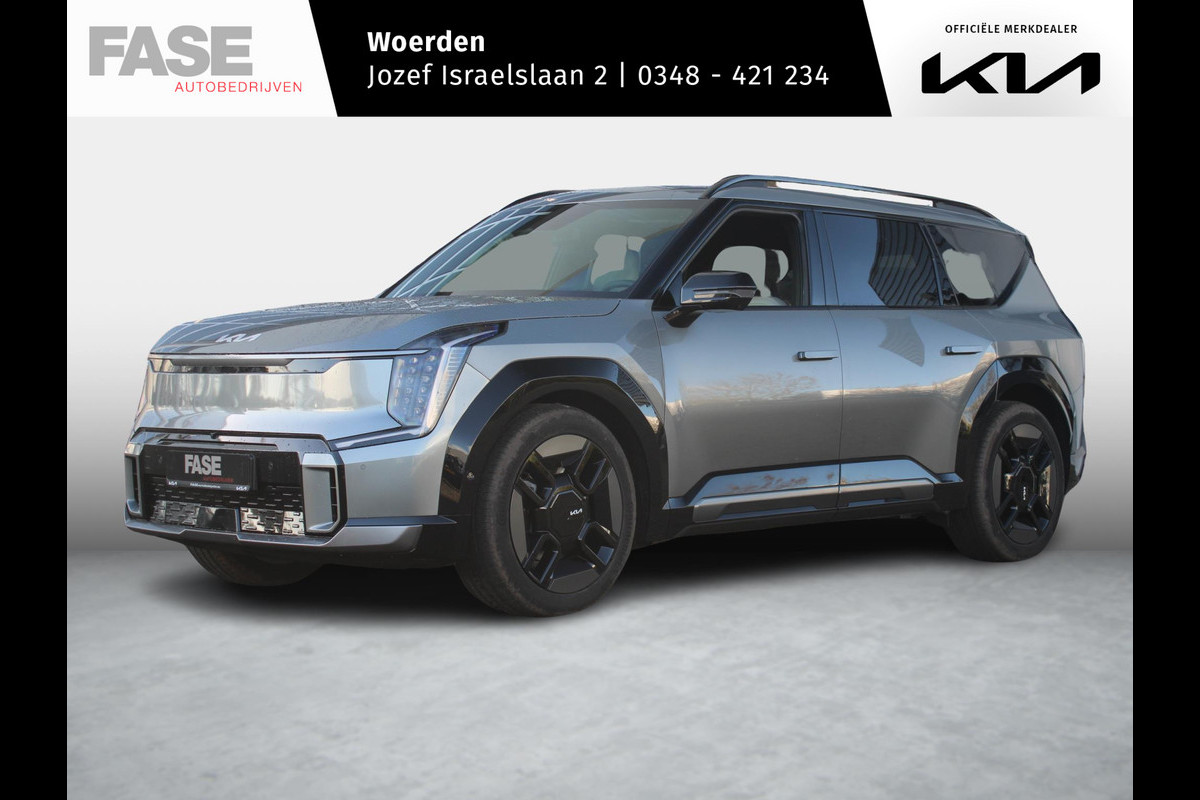 Kia EV9 Launch Edition GT-Line AWD 99.8 kWh | Snel Leverbaar | Clima | Navi | 7-Pers. | Adapt. Cruise | 21" | Head-Up | Stoel-/Stuurverwarming | Premium Audio | Schuif-/kanteldak