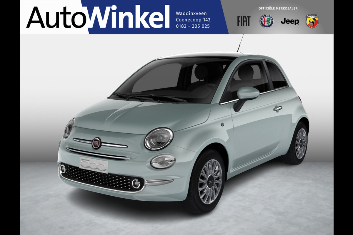 Fiat 500 Hybrid Dolcevita | Clima | Cruise | 15" | PDC | Panoramadak | Apple Carplay | Uit voorraad leverbaar !
