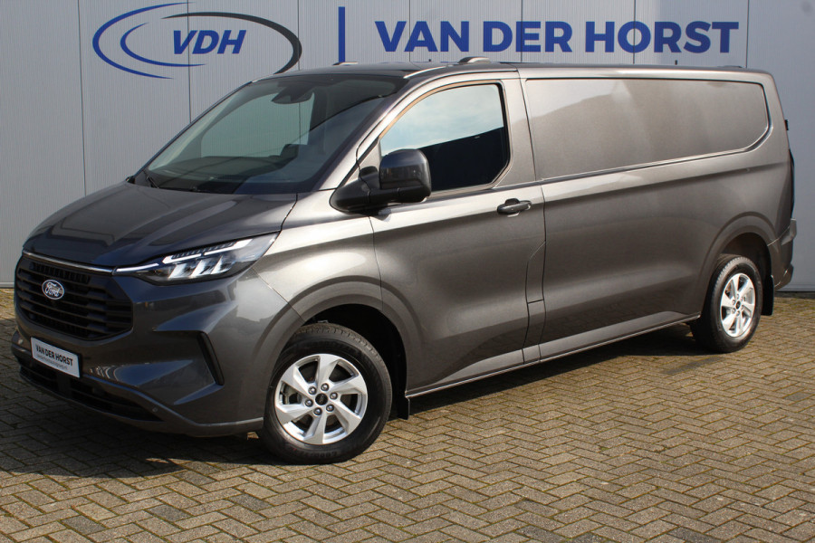 Ford Transit Custom 320 2.0-136pk TDCI L2H1 Limited. NIEUW MODEL ! Overtuig u van de rijkwaliteiten van dit nieuwe model Ford Transit Custom ! Volautm. airco, metallic lak, LM wielen, 3-zits, stoel-, spiegel- en voorraamverw., navigatie, telefoonvoorb., Apple Carplay/Android auto etc.