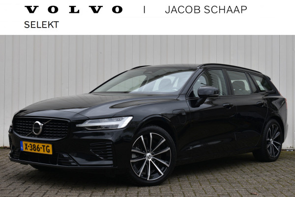 Volvo V60 Recharge T6 AWD 350PK Long Range Plus Dark | Blond lederen bekleding | Ad. Full LED | Verw. Stoelen & stuur