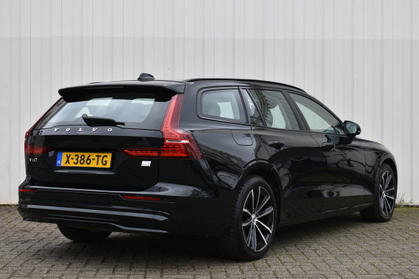 Volvo V60 Recharge T6 AWD 350PK Long Range Plus Dark | Blond lederen bekleding | Ad. Full LED | Verw. Stoelen & stuur