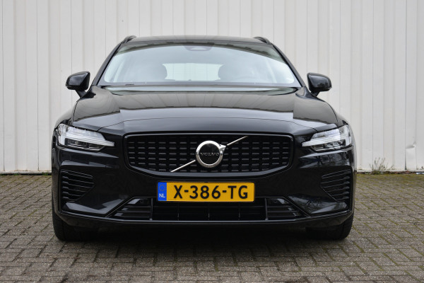 Volvo V60 Recharge T6 AWD 350PK Long Range Plus Dark | Blond lederen bekleding | Ad. Full LED | Verw. Stoelen & stuur