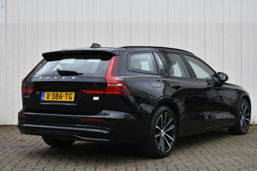 Volvo V60 Recharge T6 AWD 350PK Long Range Plus Dark | Blond lederen bekleding | Ad. Full LED | Verw. Stoelen & stuur