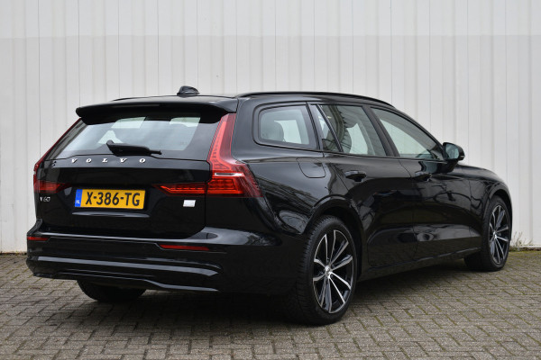 Volvo V60 Recharge T6 AWD 350PK Long Range Plus Dark | Blond lederen bekleding | Ad. Full LED | Verw. Stoelen & stuur