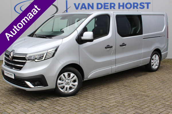 Renault Trafic 2.0-170pk dCi T29 L2H1 Luxe dubbele cabine AUTOMAAT. Zeer luxe Renault Trafic dubbele cabine. Volautm. airco, navigatie, telefoonvoorb., metallic lak, LM wielen, schuifdeur li.+re., armsteunen li.+re voor, Isofix etc, etc