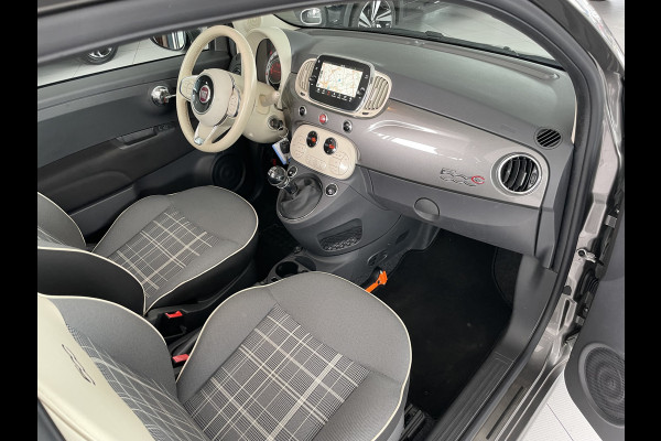 Fiat 500 Cabrio 0.9 TwinAir Turbo Lounge Clim.control - Parks-A - Navi - U-Con./Radio/USB/AUX/TEL - MFL-Stuurwiel - LMV - Ramen E-VZ