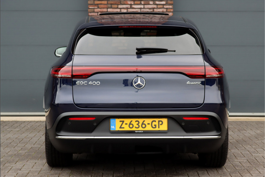 Mercedes-Benz EQC 400 4-MATIC AMG Line 80 kWh | ex BTW €45.000,- | Schuifdak | Distronic+ | Memory | Trekhaak | Surround Camera | Keyless Go | Head-up Display | Voorklimatisering | Rijassistentiepakket | Air-Balance |