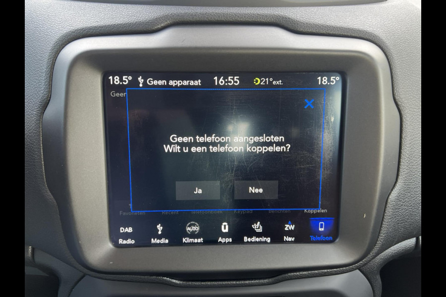 Jeep Renegade 1.0T-e Limited Carplay Climate Cruise Dab radio Stoelverwarming Keyless Parksensors