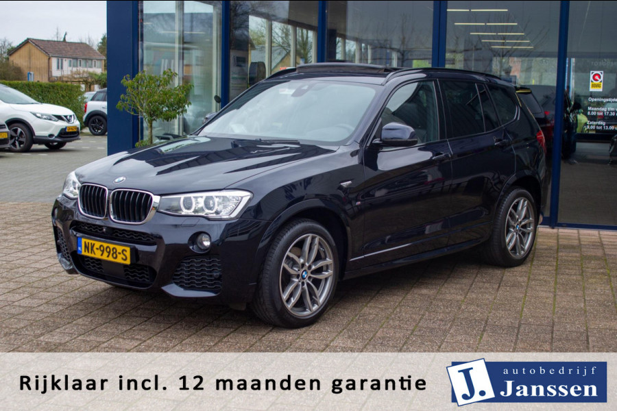 BMW X3 SDrive20i M-Sport High Executive | Prijs rijklaar incl. 12 mnd garantie | Panodak Leder Navi ACC 19"Lmv