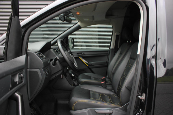 Volkswagen Caddy 2.0 TDI 185PK JB-EDITION / FULL BLACK / SCHROEFSET / LEDEREN BEKLEDING / ELEK-PAKKET / AIRCO / APPLE CARPLAY