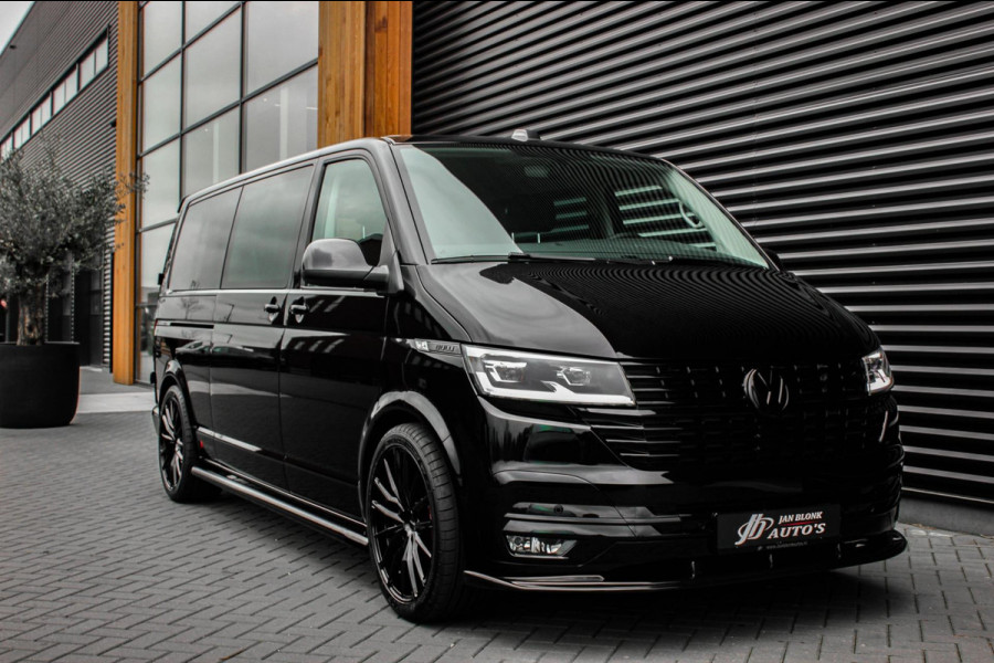 Volkswagen Transporter 2.0 TDI L2H1 150PK BULLI FULL BLACK / JB- EDITION / 2X SCHUIFDEUR / VERLAGINGSVEREN / DUBBEL CABINE / FULL