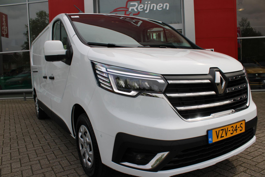 Renault Trafic 2.0 dCi 110PK T30 L2H1 WORK EDITION | TREKHAAK | ACHTERUITRIJ CAMERA | DAB+ RADIO | NAVIGATIE | APPLE CARPLAY/ANDROID AUTO | FULL LED KOPLAMPEN | 3-ZITS | GRIPP CONTROL | CRUISE CONTROL | NIEUWE BUS! | PARKEERSENSOREN VOOR EN ACHTER | ALL SEASON BANDEN |