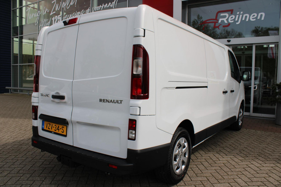 Renault Trafic 2.0 dCi 110PK T30 L2H1 WORK EDITION | TREKHAAK | ACHTERUITRIJ CAMERA | DAB+ RADIO | NAVIGATIE | APPLE CARPLAY/ANDROID AUTO | FULL LED KOPLAMPEN | 3-ZITS | GRIPP CONTROL | CRUISE CONTROL | NIEUWE BUS! | PARKEERSENSOREN VOOR EN ACHTER | ALL SEASON BANDEN |