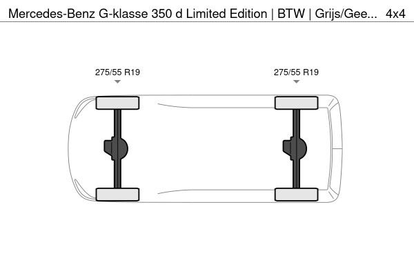Mercedes-Benz G-Klasse 350 d Limited Edition | BTW | Grijs/Geel kenteken | Schuifdak | Designo