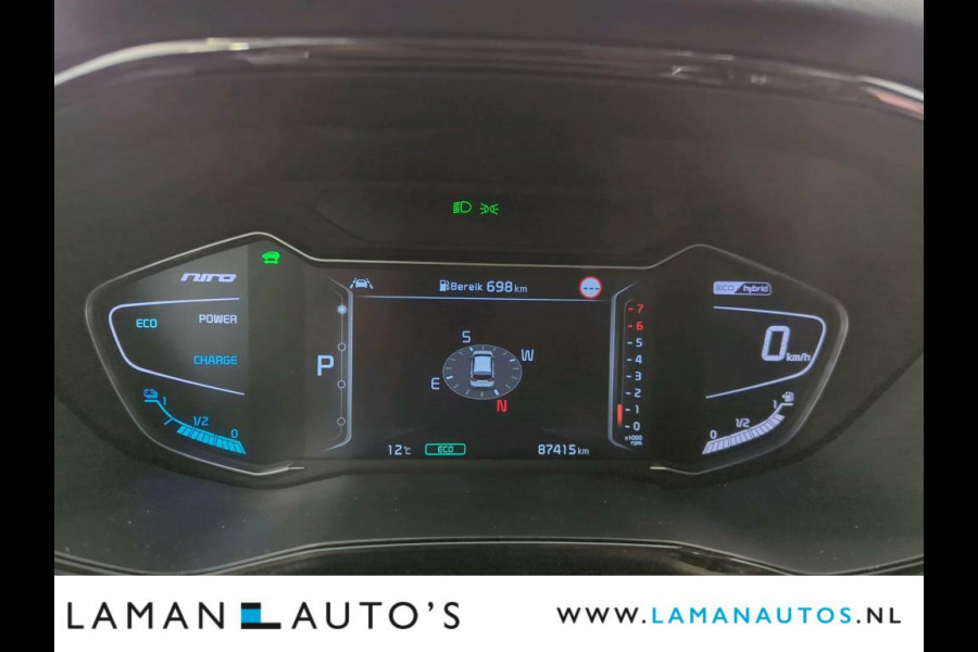 Kia Niro 1.6 GDi 141pk Hybrid ExecutiveLine Aut. | Open dak Leder Virtual Navigatie Climate JBL LED 16" LMV Trekhaak | Hybrid Voorschoten