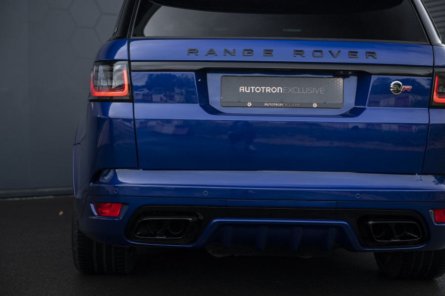 Land Rover Range Rover Sport SVR 5.0 V8 | ADAPTIVE CRUISE | PANORAMADAK | ELEKTRISCHE TREKHAAK | HEAD-UP | PANORAMADAK | STOELKOELING V+A | STUURVERWARMING | SOFTCLOSE | MERIDIAN SURROUND 825W | DEALER ONDERHOUDEN |