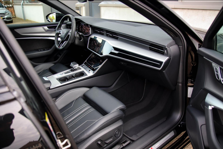 Audi A6 Avant 55 TFSI e Quattro Competition S line Edition 367pk Automaat! Panoramadak|Virtual Cockpit|Leder elektrisch|LED|Black