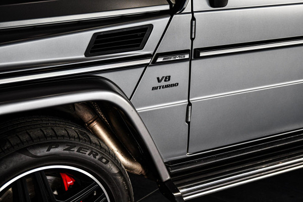Mercedes-Benz G-Klasse 63 AMG Edition 463, Designo Platinum, Schuifdak, Distr+, Memory, Trekh, H&K, Stoelkoeling, Dodeh, CarPlay!
