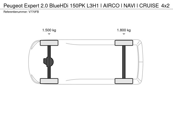 Peugeot Expert 2.0 BlueHDi 150PK L3H1 l AIRCO l NAVI l CRUISE