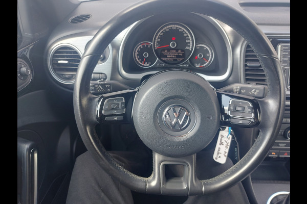 Volkswagen Beetle Cabriolet 1.2 TSI Design BlueMotion, airco,cruisecontrol,navigatie/achteruitrijcamera,stoelverwarming,parkeersensoren,