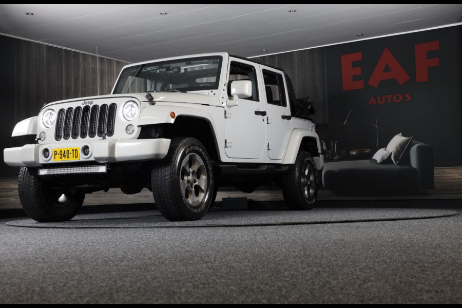 Jeep Wrangler Unlimited CABRIO 3.6 Sahara / 6 Bak / Airco / Navi / Camera / Elek Pakket / Cruise Control / Led / Trekhaak / 18 Inc