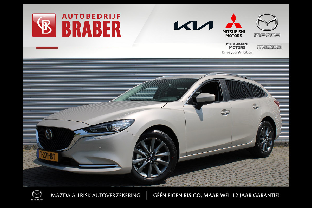 Mazda 6 Sportbreak 2.0 SkyActiv-G 6AT 165PK Centre-Line | BTW Auto | Navi | 17" LM | Airco | Cruise | Head-up display | Automaat |