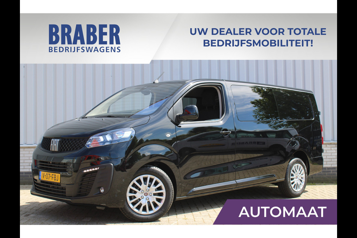 Fiat Scudo 2.0 MultiJet 180 L3 DC | Dubbele Cabine | 180PK! | Automaat | Driver Pack | Look Pack | Vloer in laadruimte |