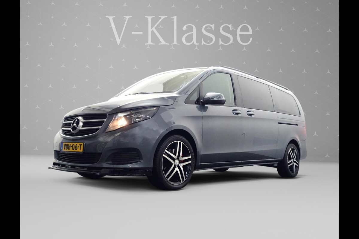 Mercedes-Benz V-Klasse 220d Extra Lang Dubbel Cabine Avantgarde- 2x Schuifdeur I Leder I  Navi I  Clima I  LMV