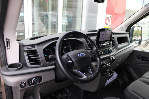 Ford Transit 350 2.0 TDCI 130PK L3H2 TREND | LAADKLEP IDEAAL VOOR CATERING BEDRIJVEN! | ACHTERUIRIJ CAMERA | DAB+ RADIO | TREKHAAK | LANE ASSIST | VERWARMBARE VOORRUIT | APPLE CARPLAY/ANDROID AUTO | 3-ZITS |