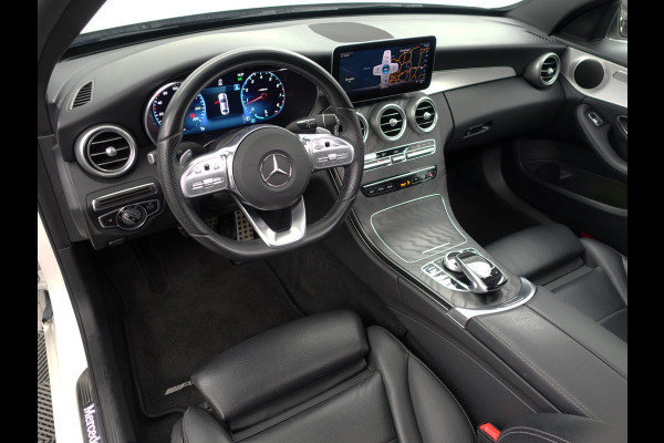 Mercedes-Benz C-Klasse 180 Solution AMG Night Edition Aut- Panodak I Virtual Cockpit ISfeerverlichting I Sport Leder ICamera I Park Assist