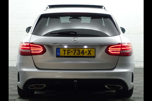 Mercedes-Benz C-Klasse Estate 180 AMG Night Edition Aut- Panodak I Xenon Led I Sfeerverlichting I Burmester I Stoelverwarming I Keyless