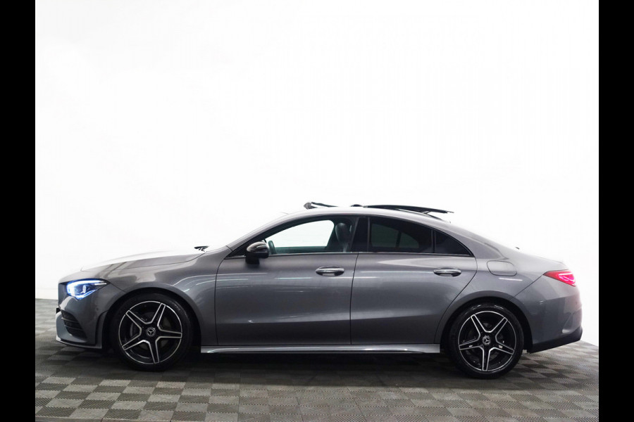 Mercedes-Benz CLA-Klasse AMG Night Ed Autom- Panodak I Xenon Led I Widescreen I Leer I Stoelverw